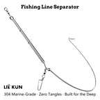 LIEKUN-Fishing tackle-Stainless Steel Fishing Line Separator