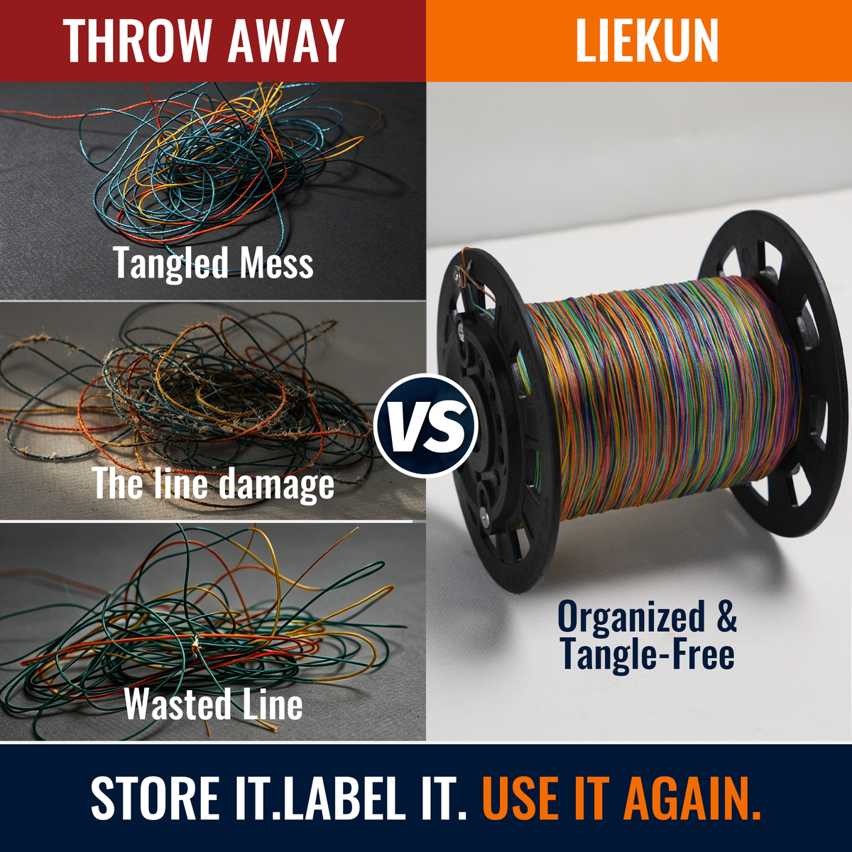 LIE KUN reel fishing line reel