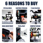 LIE KUN Electric Fishing Line Winder